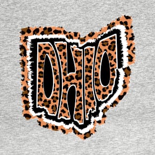 Varsity Leopard Ohio T-Shirt